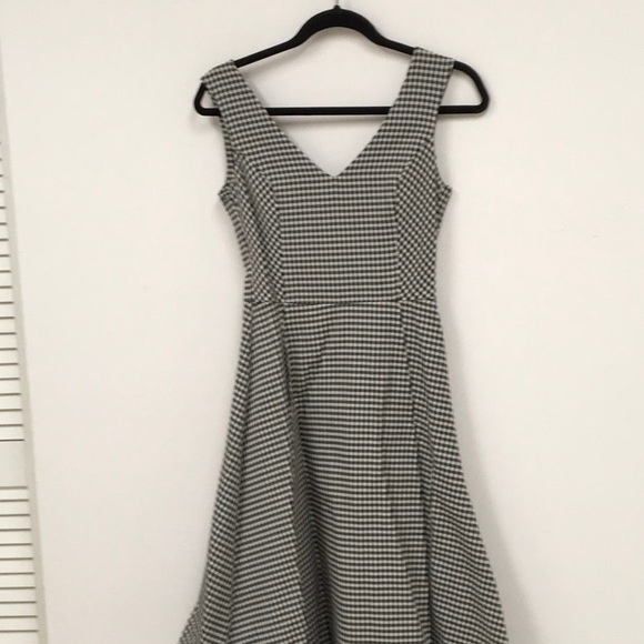 Brand New Pink Tartan Midi Dress Sz00 - Picture 1 of 4